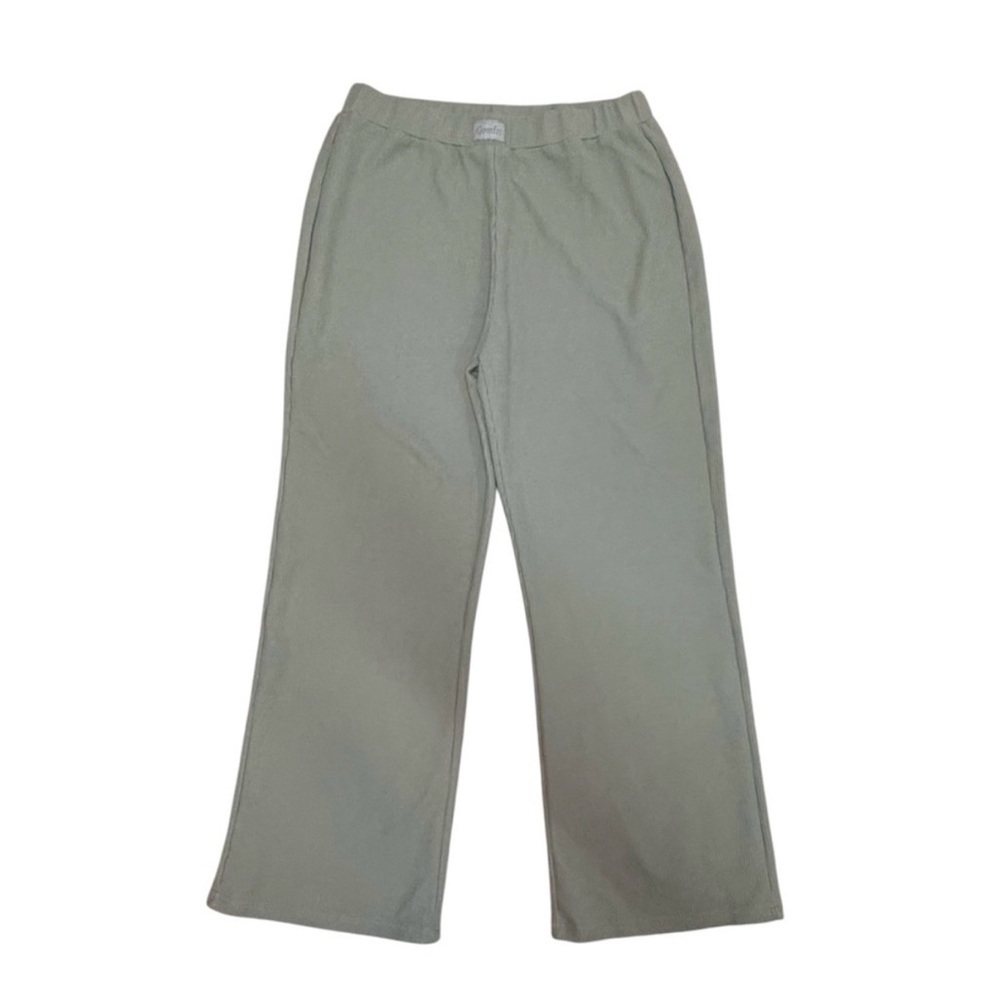 Comfrt Olive Green Wide Leg Pants with Relaxed Fit XXL